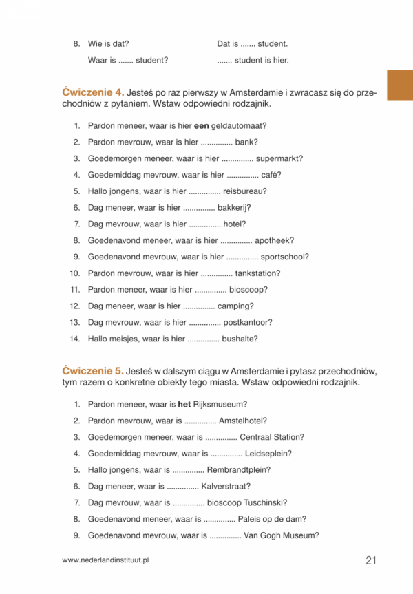 Gramatyka niderlandzka z ćwiczeniami i testami (poziom A1-B1)