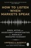 How to listen when markets speak wer. angielska 