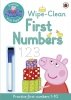 Wipe-Clean First Numbers. Peppa Pig wer. angielska 