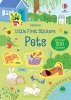 Little First Stickers. Pets wer. angielska 