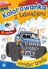 Kolorowanka z tatuażami. Monster trucki 
