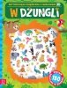 W dżungli. Aktywizująca książeczka z naklejkami 3D. Zestaw 180 naklejek w środku 