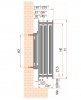 Grzejnik stalowy panelowy Diamond C33 600x1600
