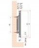 Grzejnik stalowy panelowy Diamond C11 500x1100