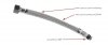 Ferro wąż w oplocie  1/2xM10x1'' 40cm z krótką końcówką