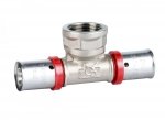 Trójnik pex zaciskany 20x1/2 GW