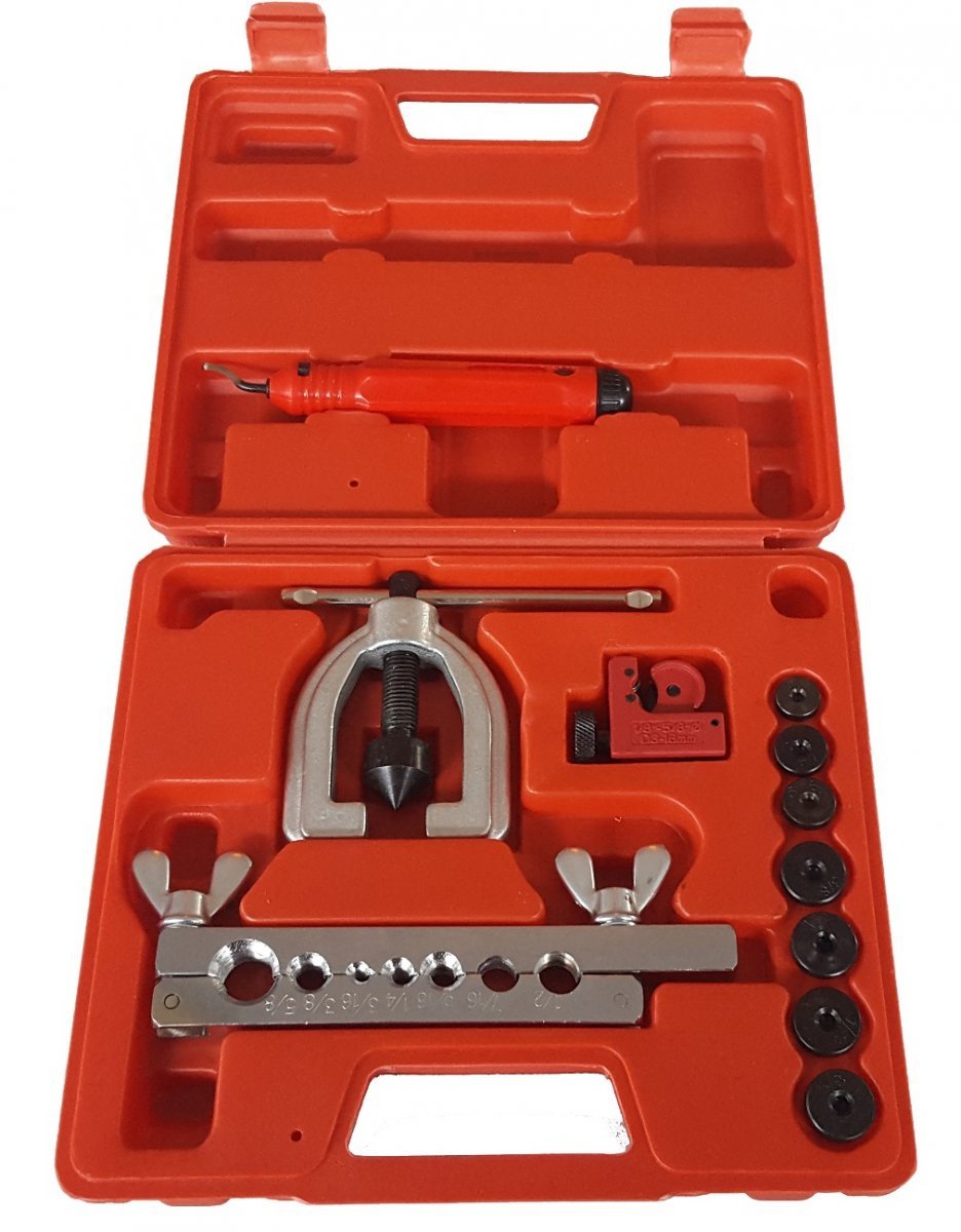 Maszynka Do Zarabiania Przewodów Hamulcowych ZESTAW DO ZARABIANIA PRZEWODÓW HAMULCOWYCH 11EL. - archiwum narzędziowe