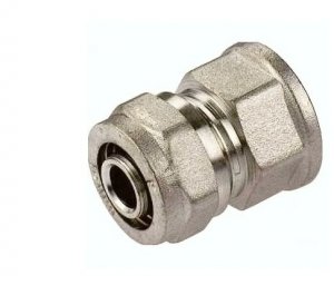 Złączka prosta PEX mufa 32x1 GW skręcana