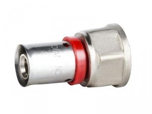 Złączka pex zaciskana 16x1/2 GW 
