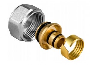 Złączka śrubunek eurokonus pex 16x3/4 GW 