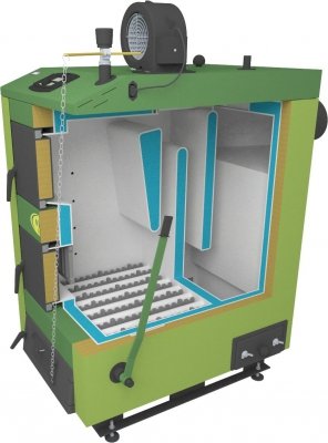 SAS NWT węglowy z nadmuchem i sterowaniem 1.0 12,5kW