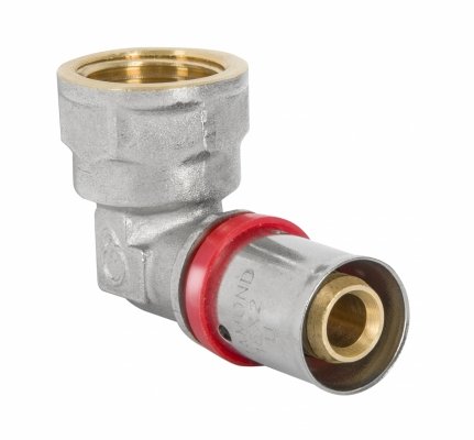 Kolano pex zaciskane 16x3/4 GW