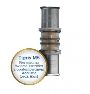 Złączka zaciskana pex 16x16 mufa Wavin Tigris M5