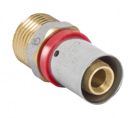 Złączka pex zaciskana 20x1 GZ