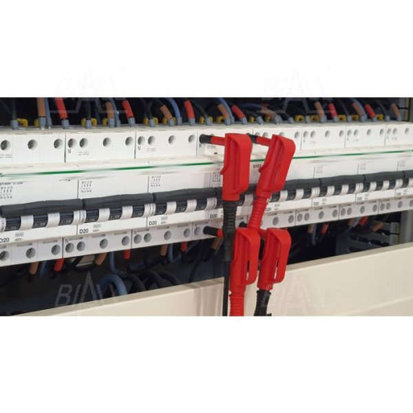 Adapter MgP6_6-IEC-RT magnetyczny 6,6mm 1500V CAT III/1000V CAT IV czerwony do 6315/6305