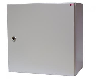 GT 80-60-30 OBUDOWA METALOWA NT 800X600X300 DRZWI PEŁNE Z PŁYTĄ IP66 IK10 SZARY ETIBOX