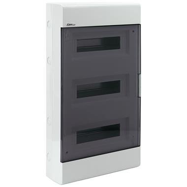 SRN-36 ROZDZIELNIA PLASTIKOWA NT 36M 3X 12M N+PE 610X316X110 IP40 DRZWI DYMNE BIAŁY