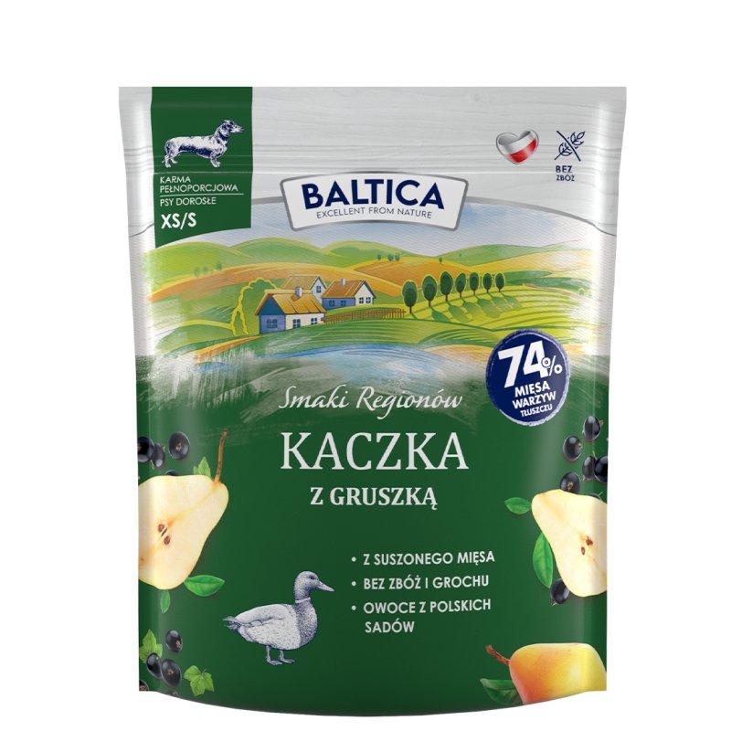 BALTICA SMAKI REGIONÓW Kaczka z Gruszką xs/s 1kg