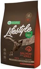 Nature's Protection Lifestyle Sucha Bezzbożowa Łosoś po Sterylizacji1,5kg