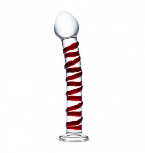Glas Mr. Swirly Glass Dildo - szklane dildo