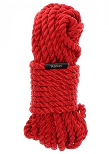 Taboom Bondage Rope 10 m śr 7 mm Red - lina do krępowania BDSM