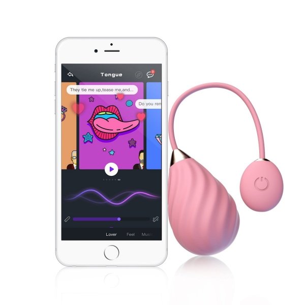 Magic Motion - Magic Sundae App Controlled Love Egg Pink- Wibrujące jajko, sterowane smartfonem