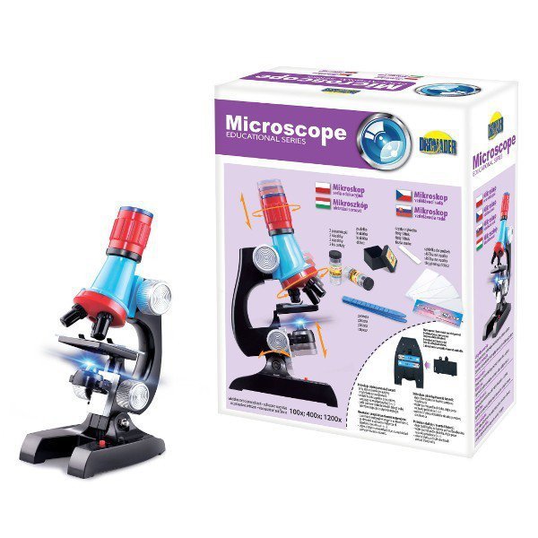 Mikroskop 100, 400, 1200 x