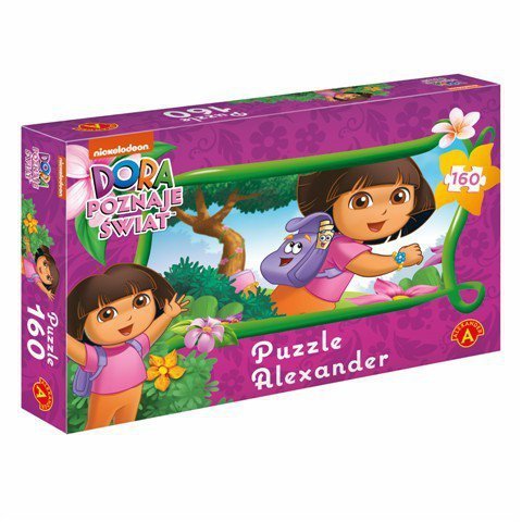 Puzzle 160 Elementów Dora - Biegnijmy