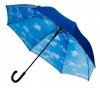 Chmury chmurki obłoczki - GRANATOWY parasol 120 cm