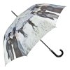 Paryż w deszczu Caillebotte - parasol długi ze skórzaną rączką