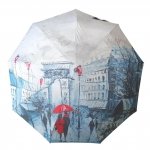 Spacer pod parasolem - parasolka składana full-auto + gift box