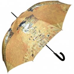 Gustav Klimt Adele - parasol długi ze skórzaną rączką