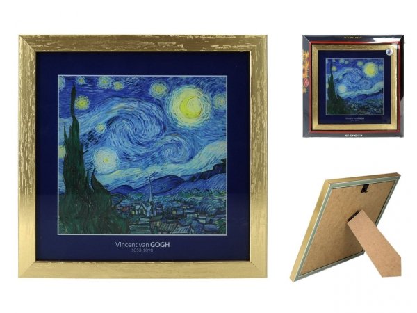 Obrazek 21x21 - Vincent van Gogh - Gwiaździsta noc