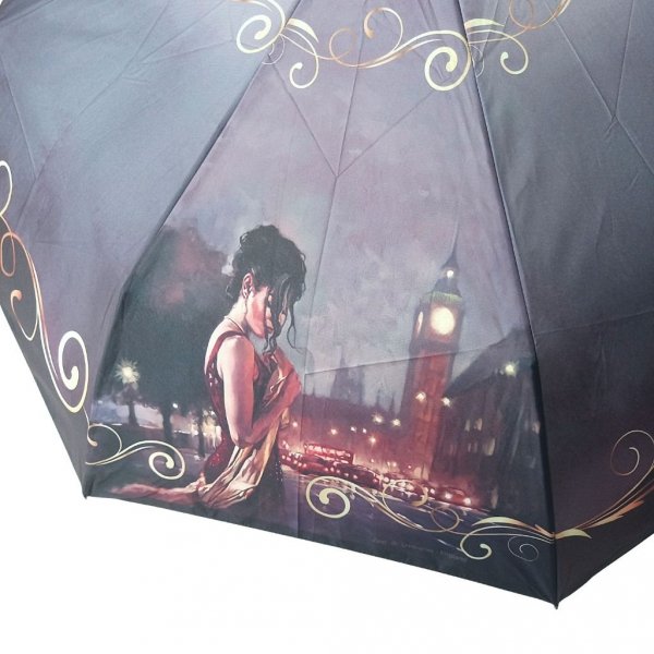 Londyn romantyczny - parasolka składana full-auto Zest 83725