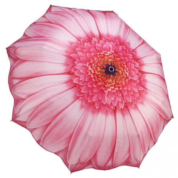 Pink Daisy - różowa stokrotka - parasolka składana Galleria