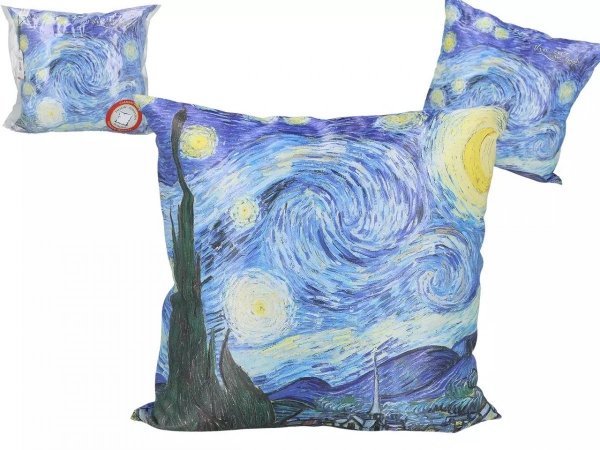 Poduszka z wypełnieniem/suwak - van Gogh - Gwiaździsta noc
