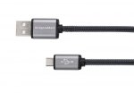 KM0323 Kabel USB-micro USB wtyk-wtyk 0.2m Kruger&Matz