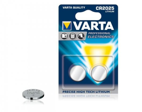 BAT0239 Bateria Varta CR2025 (2 sztuki/blister)