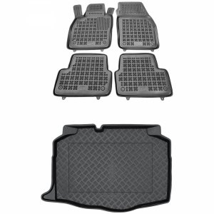 Zestaw dywaniki i mata do Seat IBIZA V 2017-2021, od 2021 z jedną podłogą bagażnika