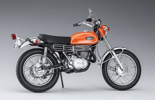 Hasegawa SP529-52329 Yamaha Enduro DT250 &quot;Mandarin Orange&quot; 1/12