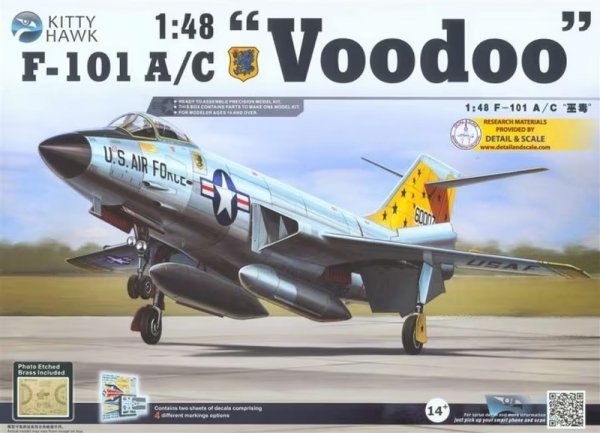 Kitty Hawk/Zimi Model 80115 F-101 Voodoo 1/48