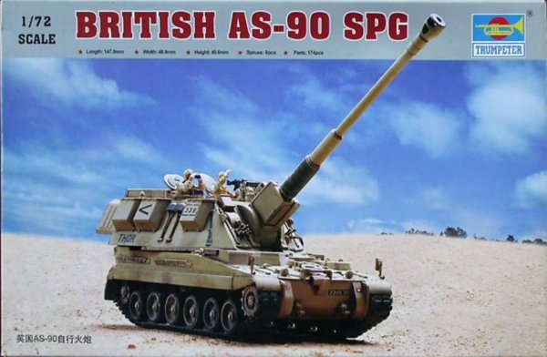 Trumpeter 07221 1/72 British AS-90 SPG