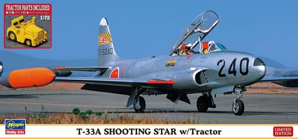 Hasegawa 02363 T-33A Shooting Star w/Tractor 1/72 