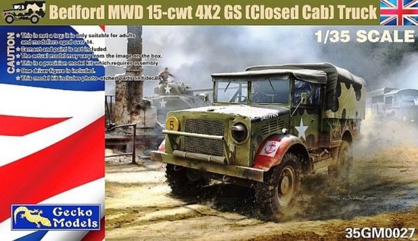 Gecko Models 35GM0027 Bedford MWD 15-cwt 4x2 GS (closed cab) Truck 1/35 