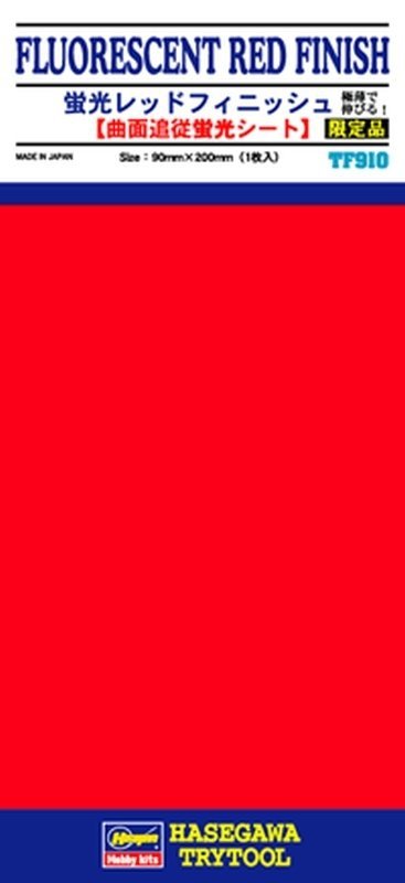 Hasegawa TF910-71910 Fluorescent Red Finish