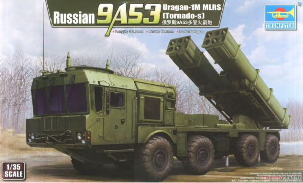 Trumpeter 01068 1/35 Russian 9A53 Uragan-1M MLRS ( Tornado)