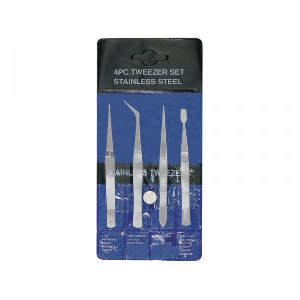 Excel 30416 Ss Tweezer Set