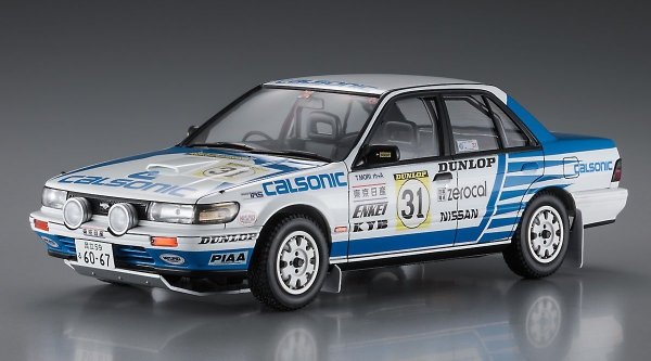 Hasegawa 20470 Nissan Bluebird 4Door Sedan SSS-R (U12) - 1988 All Japan Rally 1/24
