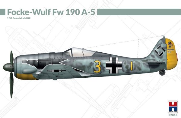 Hobby 2000 32016 Focke-Wulf Fw 190 A-5 1/32 (Hasegawa+Cartograf)