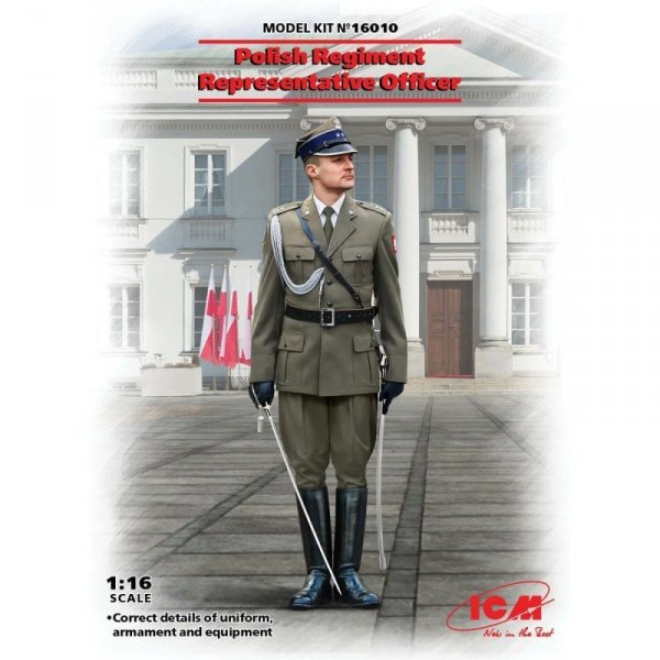 ICM 16010 Polish Regiment Representative Officer (100% new molds)